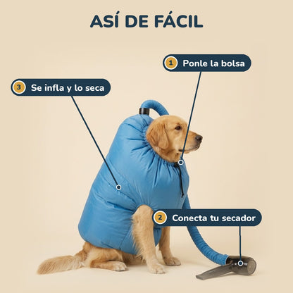 Bolsa Secadora para Perros -Golden Paws-